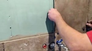 Укладка плитки на стену из гипсокартона