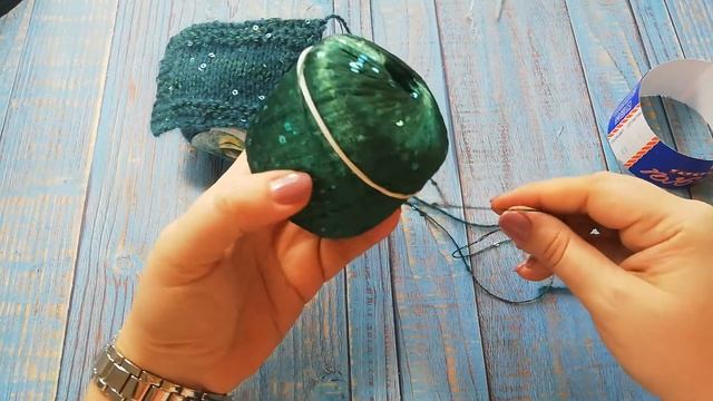 Пряжа Пайетки. Запутанные мотки. смотреть онлайн