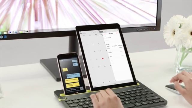 Обзор Logitech Bluetooth Multi-Device Keyboard K480 смотреть онлайн