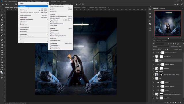 Shooting Girl / Photoshop manipulation смотреть онлайн