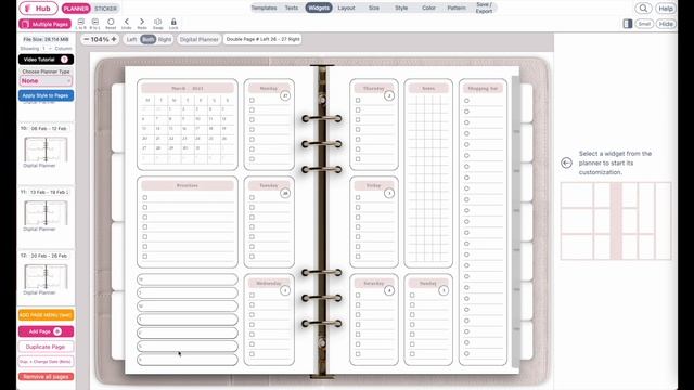 How to make a Full Digital Planner for 2023 with Hyperlinks смотреть онлайн