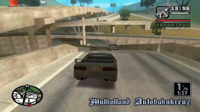 Let's Play GTA San Andreas Part 94: Rennen: Freeway [100%] (German) смотреть онлайн