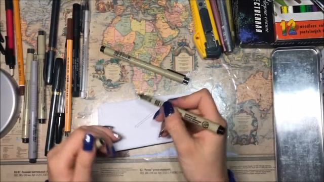 МАРКЕРЫ и АКВАРЕЛЬ: мои художественные материалы! смотреть онлайн