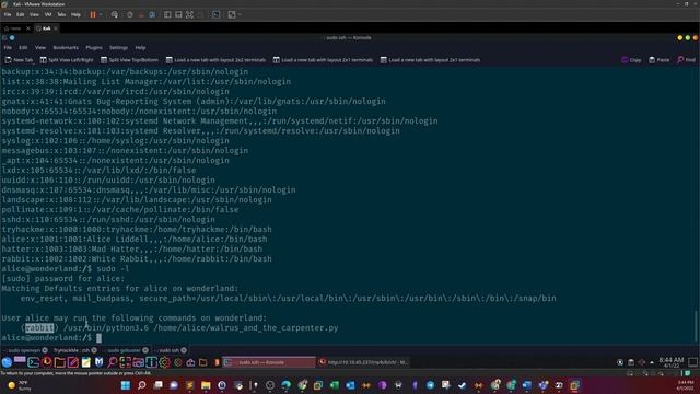 Python Library Exploitation | TryHackMe Wonderland смотреть онлайн