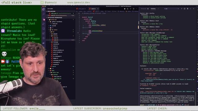[Live coding] Adding persistent storage to our Twitch bot library смотреть онлайн