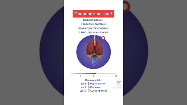 Тест на задержку дыхания.