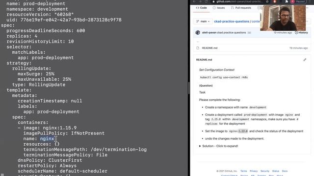 11. CKAD Practice Question-9 - and Deployment #ckad #rollout #rollback #deployment смотреть онлайн