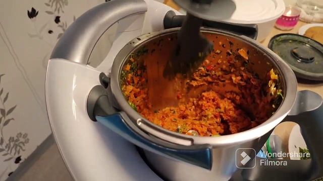 Очень вкусные фаршированные баклажаны по корейски в Термомикс ТМ 6. смотреть онлайн