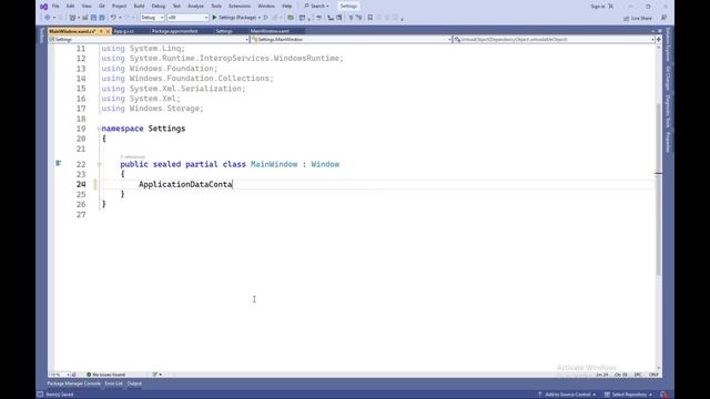 Saving and Restoring Settings in WinUI and UWP Apps using ApplicationDataContainer смотреть онлайн