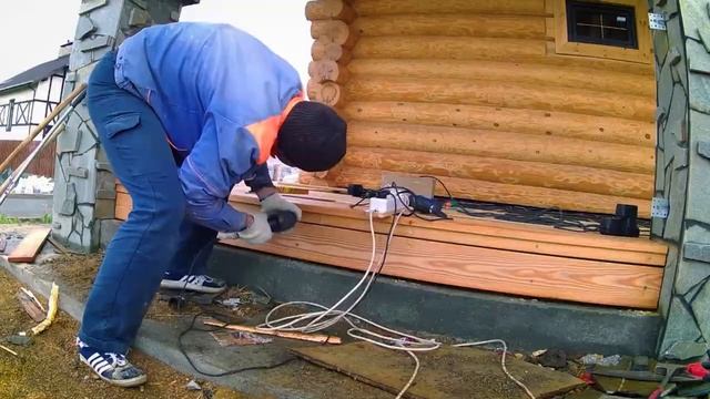 Терраса из лиственницы смотреть онлайн