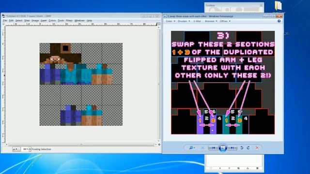 Minecraft 1.8: Player Skin Editing - Tutorial & Downloads смотреть онлайн