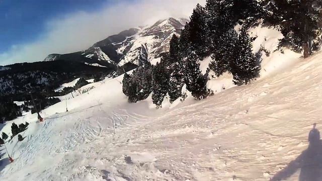 Backcountry snowboarding @ Canillo, Andorra. смотреть онлайн