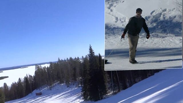 Путешествие с Шуриком в Финляндию, горнолыжный курорт Ukko-Koli, 1-5 апреля 2013 г. смотреть онлайн