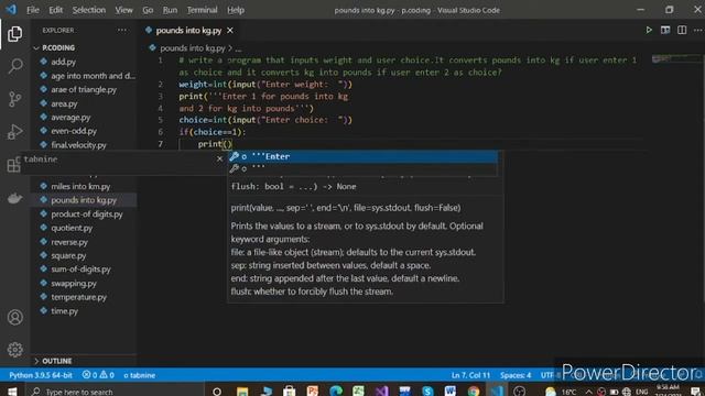 Python Program | To Convert Pounds into Kilogram | Python Examples смотреть онлайн