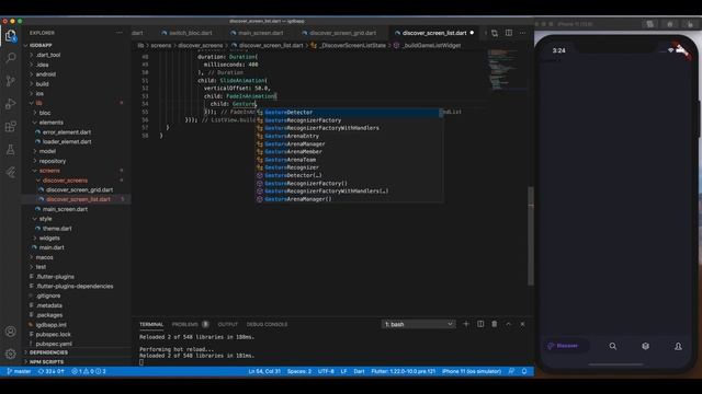 Flutter Gaming Database App - BLoC, RxDart, JSON API (Part 1) смотреть онлайн