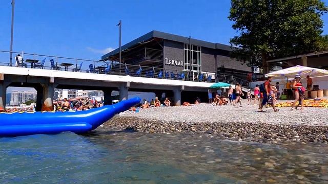 Двойной замер! 31.07.2022. Море просто супер! ?ЛАЗАРЕВСКОЕ СЕГОДНЯ?СОЧИ. смотреть онлайн