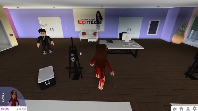 I MADE A PHOTOSHOOT STUDIO IN BLOXBURG | Amberry's Next Top Model | Roblox смотреть онлайн