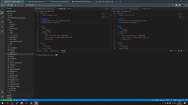 05.1 Exposing the Docker Socket to our Gitlab Runner [PART 1] смотреть онлайн