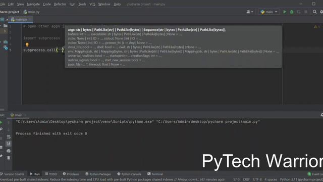 open other apps with python смотреть онлайн