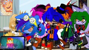 Security Breach Reacts To: “I Can’t Fix You” | FNAF | (Gacha Club)