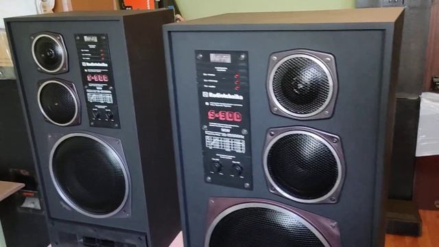 Нч от Technics SB-6 с новыми подвесами + новые колонки радиотехника S-90D смотреть онлайн