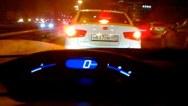 Москва ночь пробки.. 21.12.2012