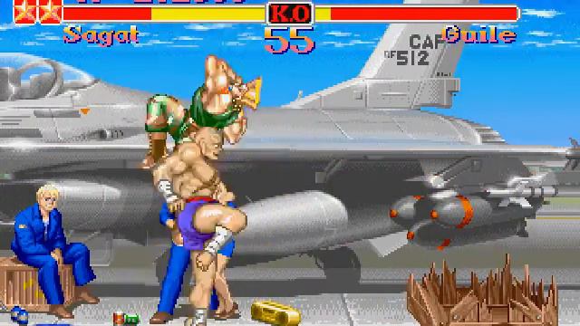 Super Street Fighter 2 [PS1] - play as Sagat смотреть онлайн