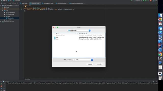 UML Analyze Java File/Project Structure смотреть онлайн
