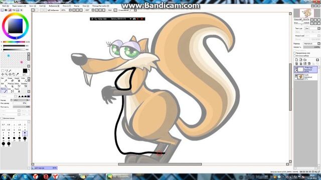 Урок рисования в Paint Tool SAI часть 1 смотреть онлайн