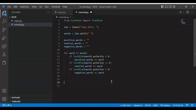 Sentiment Analysis in Python смотреть онлайн