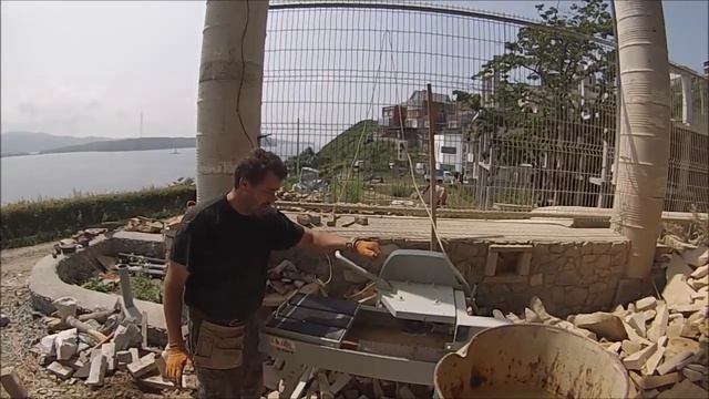 Станок для резки камня - в помощь каменщику смотреть онлайн