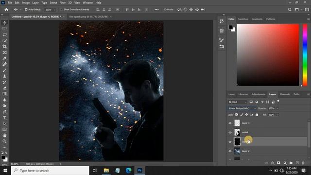 Create an action movie poster manipulation effects photoshop tutorial 2020 ||Editclubhouse||Tutoria смотреть онлайн