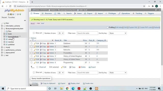 CC471 Database Systems - phpmyadmin explanation смотреть онлайн