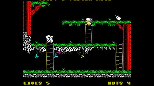 "Toofy's Winter Nuts" gameplay, ZX Spectrum 48k/128k смотреть онлайн