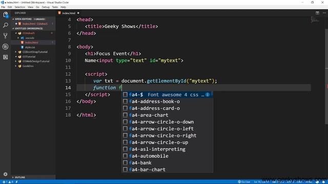 Focus Event in JavaScript (Hindi) смотреть онлайн