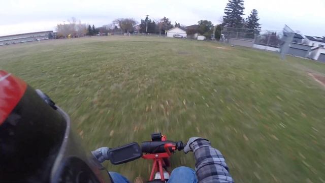 Dirt Bug with a Honda GC190 and Governor bypass Ride around the neighborhood смотреть онлайн