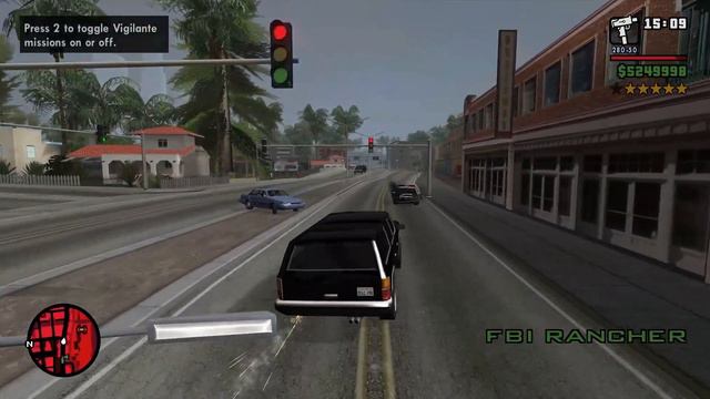 GTA San Andreas Mod Showcase - GTA V Wanted Music During Police Chases смотреть онлайн