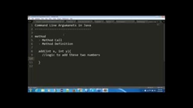 Command Line Arguments in Java смотреть онлайн