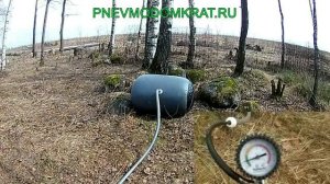 Надувной домкрат Крепыш: испытания швов на прочность!