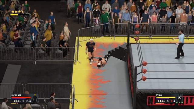 WWE2K17 Рик Флэр против Стинга. смотреть онлайн