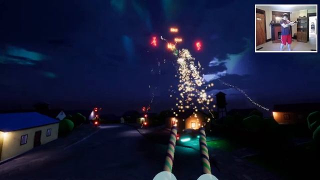 Fighting Off Aliens in Virtual Reality - Aliens in the Yard | HTC Vive смотреть онлайн