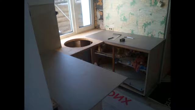 Столешница на кухню из керамогранита!!! смотреть онлайн