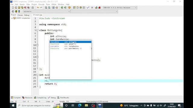 Creare una Classe in C++ - Video 256 corso di coding смотреть онлайн