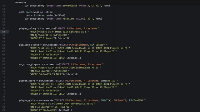 SQL in Python смотреть онлайн