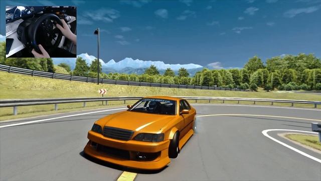 Toyota Cresta Drift Practice Transitions w/ Wheel Cam - Assetto Corsa смотреть онлайн