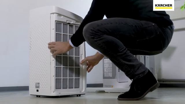 Как начать использование воздухоочистителя Kаrcher AF 100 смотреть онлайн
