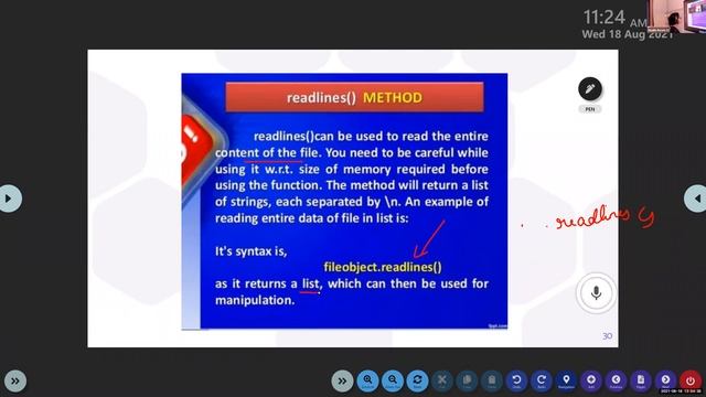 Dr.Raju Davis International School | CLASS 12 COMPUTER SCIENCE | 18-08-2021 смотреть онлайн