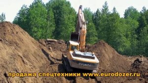 Хьюндай 300 / Crawler excavator HYUNDAI R300 / новая трасса М11 Петербург-Москва