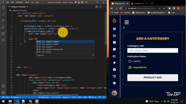 Empty use in PHP | PHP Bangla tutorial full course | Part - 07 смотреть онлайн