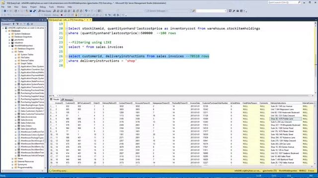 Working with SQL Queries смотреть онлайн